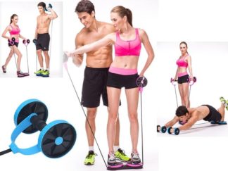 Fitness: Banda Elástica con Rueda Abdominal