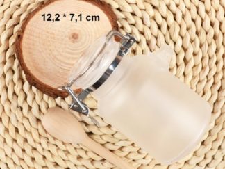 Frasco Sellado con Cucharita Redondo 300ml