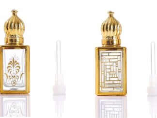 Frasco de Vidrio Dorado para Serum 15ml