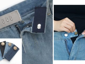 Ganchito con Botón con Tela Jeans para Modificar Cintura