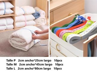 Goma para Ordenar Ropa/Toalla/Endredón 10pcs (+)