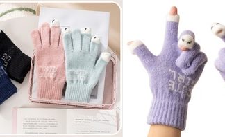 Guante Invierno de Lana con Tapita para Dedos