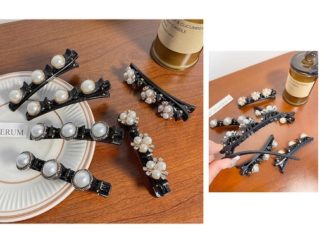 Hebilla con 3 Hebillitas de Strass/Perlitas