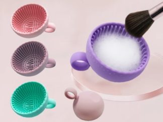 Herramienta Silicona para Limpieza de Brocha Taza