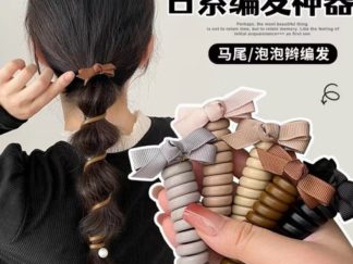 Herramienta para Peinado: Cable para Trenza con Moño y Perlita