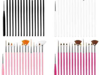 Kit de Pinceles para Pintar Uña 15pcs
