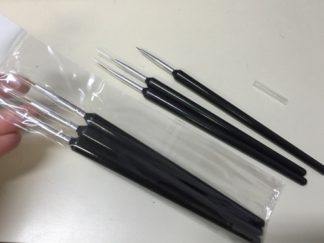 Kit de Pinceles para Pintar Uña Extra Peso 3pcs