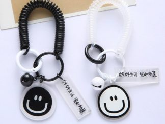 Llavero Carita Feliz con Resorte