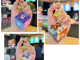 Llavero Cubo Rubik SANRIO y Naruto
