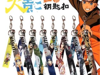 Llavero Naruto con Campana y Tela Colgante