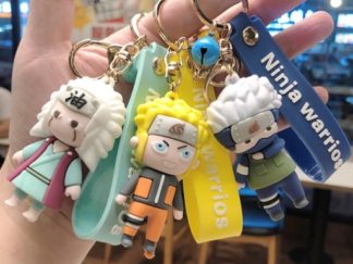 Llavero Naruto/Kimetsu no Yaiba Kawaii con Colgante *u.