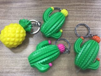 Llavero con Luz y Sonico Piña/Cactus