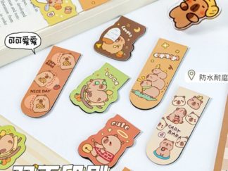 Marcador Libro Capybara de Imán 2pcs