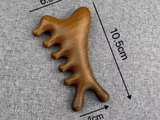 Masajeador Corporal de Madera con Dientes