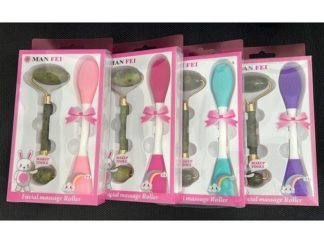 Masajeador Facial+Mezclador y Exfoliante de Silicona MAN FEI K-141# 2pcs