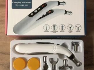 Massage Pen Rechargeable con 5 Accesorios + Aceite