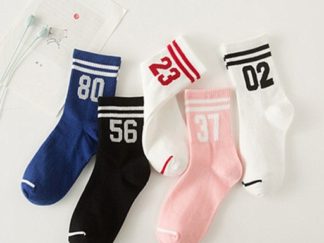 Medias Cortas Escolar con Número