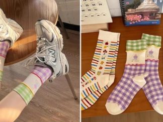 Medias 1/2Pantorilla Rayitas/Cuadrilles