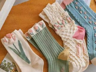 Medias 1/2Pantorilla Tulipán