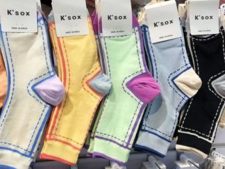 Medias Cortas con Linea Punteada