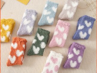 Medias Cortas de Lana Circulo/Corazón