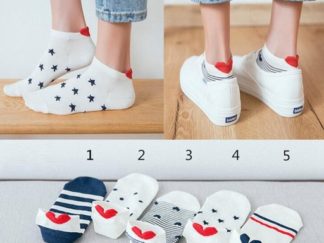 Medias Tobilleras Corazón al Talón