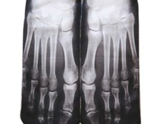 Medias Tobilleras Esqueleto