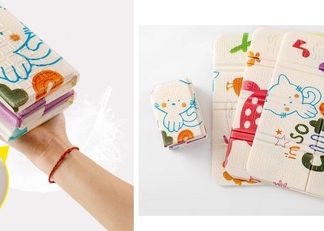 Mini Alfombra Impermeable Plegable 30*39cm (Abierta)