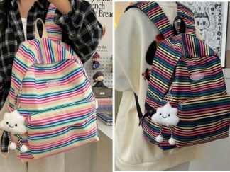 Mochila Arco Iris A Rayas