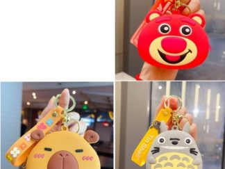 Monedero de Silicona con Llavero varios diseños