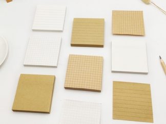 Nota Color Natural Cuadrado 7,5*7,5cm 80pcs