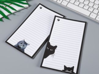 Nota Gato Negro con Imán