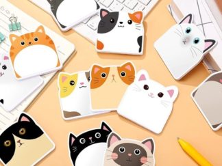 Nota Pega Sola Gatos 12pcs