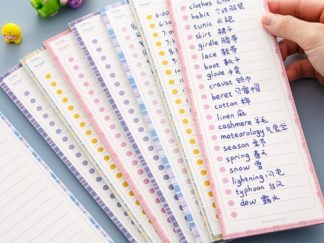 Nota de Una Raya 9*26cm