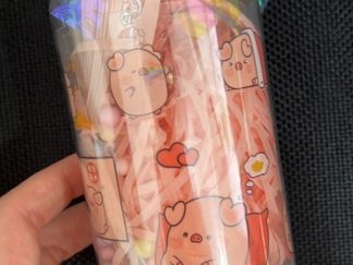 Origami Estrella GIGI Pig con Frasco