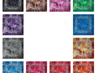 Pañoleta Teñida Anudada