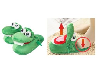 Pantufla Abierta a Talón Cocodrilo con Cushion para Abrir Boca