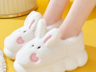 Pantufla Cerrada Conejo Blanco (+)