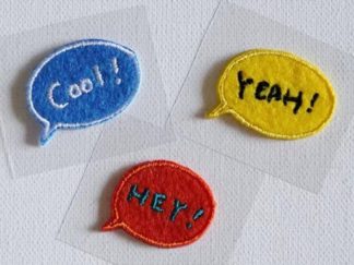 Parche para Tela COOL/YEAH/HEY