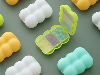 Pastillero Burbuja con 6 Divisiones