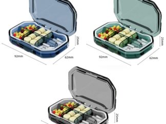 Pastillero Octágonal con 6 Divisiones