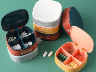 Pastillero PILL BOX con 4 Divisiones