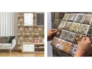 Pegasola Decorativa para Pared estilo Bohemia 30*30cm 5pcs