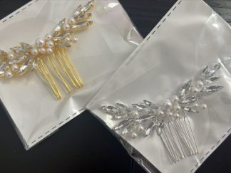 Peineta con Perlas y Strass