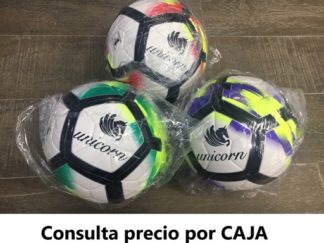 Pelota Fútbol UNICORN No.4 4-8086# con Borde Negro 360g
