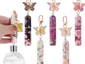 Perfumero Carga desde Debajo con Dije Mariposa 5ml