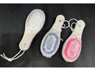 Piedra Pomex Ovalada con Cepillo