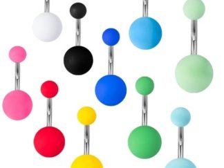 Piercing para Ombligo Pelotita Colorida