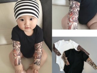 Pijama para Bebé con Mangas de Tatuaje