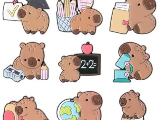 Pin Capybara Escolar